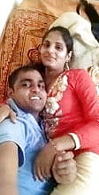 Indian girlfriend boyfriend romance In home