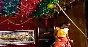 South indian damsels doing a vulgar dance on stage