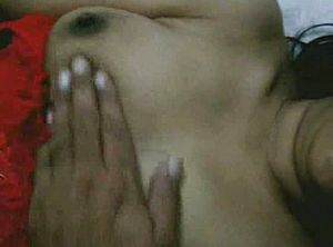 Desi Wife caressed by Hubby