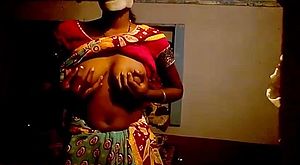 South indian village woman baps have fun flash and jacking